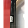 Puertas comerciales de la puerta principal de diseño simple de rayas de aluminio con precio de puerta de acero